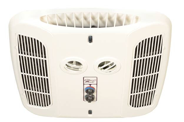 Coleman-Mach Deluxe ChillGrille Non-Ducted Heat-Ready Ceiling Assembly, White • 9430E7153