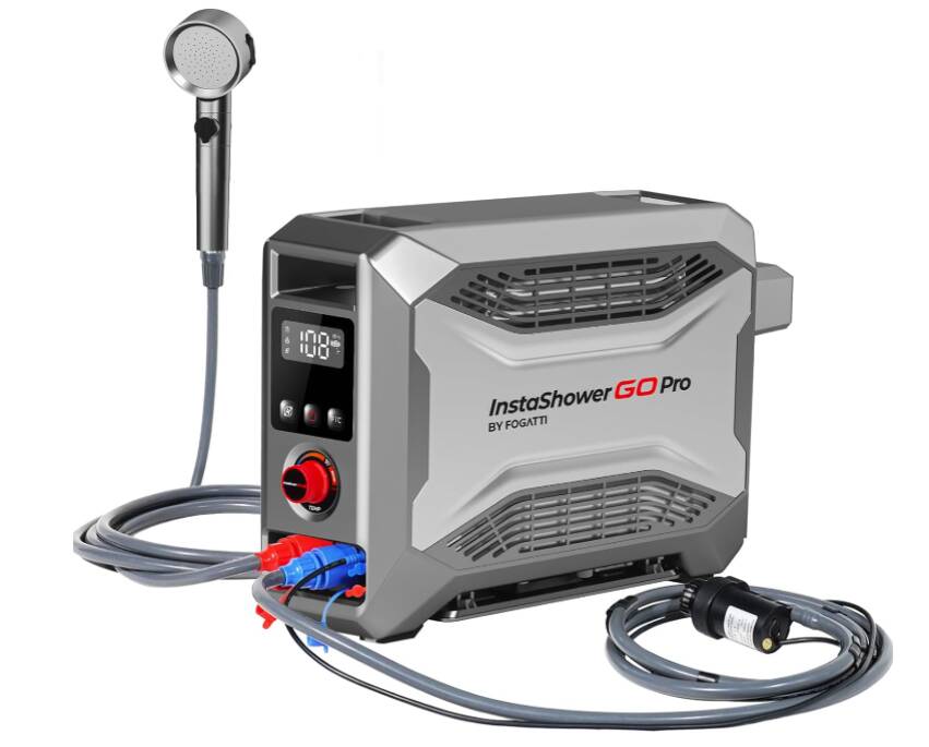 Fogatti InstaShower GO Pro Portable Gas Tankless Water Heater • FP22AG