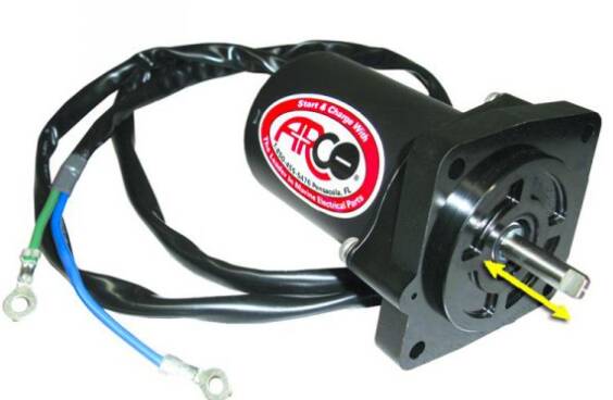 Arco Marine Tilt Trim Motor - Yamaha 1999-2004 75, 80, 90 & 100 HP, 4 Stroke O/B Engines • 6261