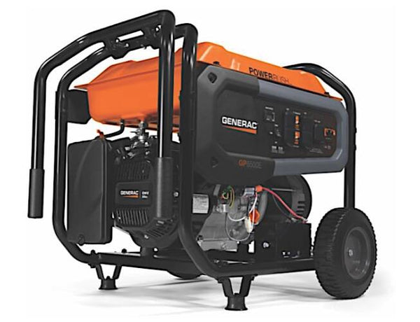 Generac GP6500E 8 kW Gasoline Electric/Recoil Start Portable Generator • G0076824