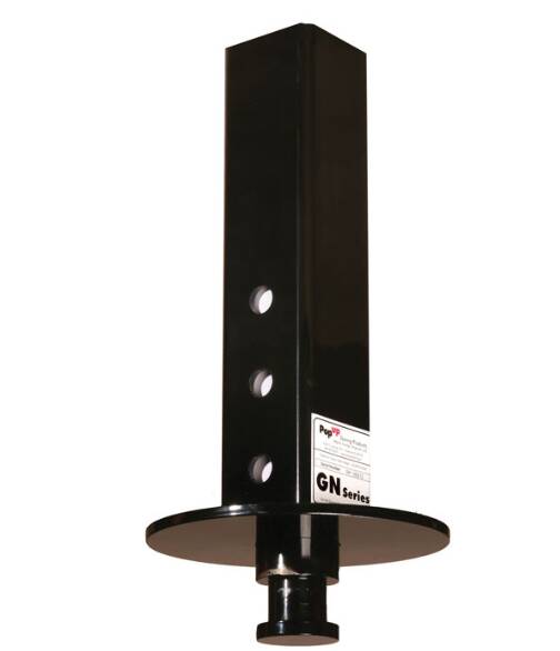 PopUp 5th Wheel Goosneck to Kingpin Adapter with 4.5" Square Tube • GN6
