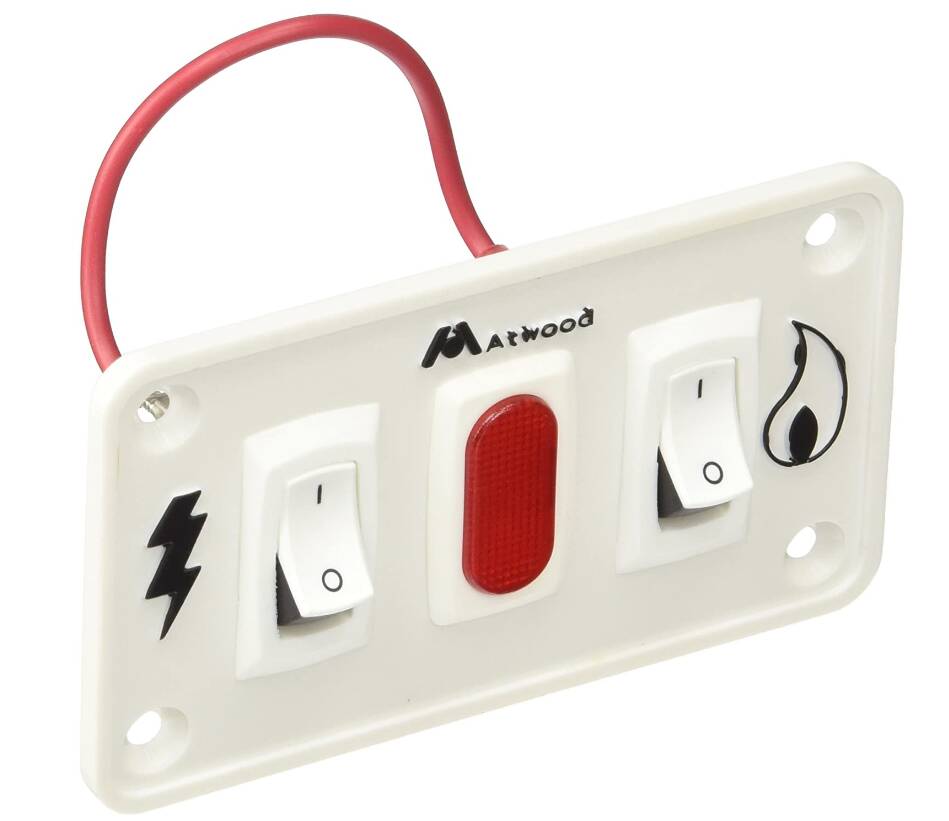 Dometic Atwood Water Heater Dual Panel Power Switch - White • 91230