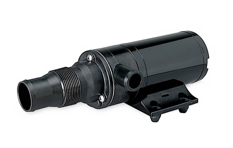 Shurflo Macerator Pump 12 Volt DC, 10 GPM; 1-1/2" Hose Barb/ 1-1/2" NPT Inlet and 1"Hose Barb Outlet • 3200-201