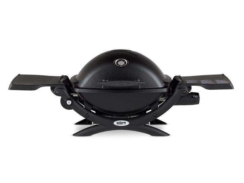 Weber Q1200 Portable Gas Grill, Black • 51010001