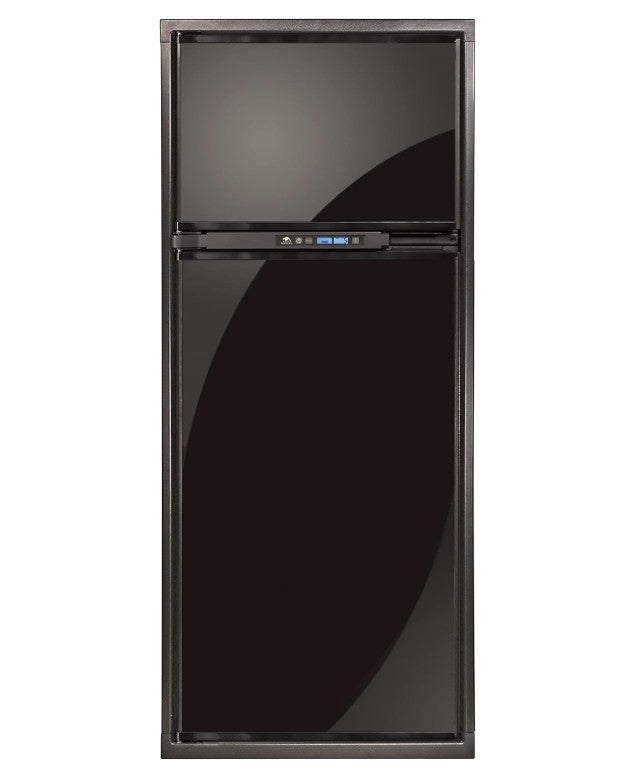 Norcold Polar N7X Series 2-Way AC/LP RV Refrigerator with Fan, 7 cu ft, Black, RH Hinge • N7X