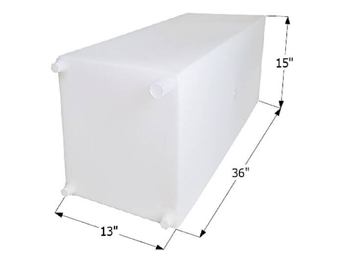 Icon 30 gal. Fresh Water Tank With 1/2" Fittings • 12727