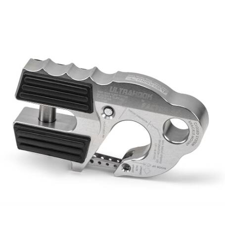 Factor 55 UltraHook Winch Hook with Shackle Mount, Silver • 00250-05