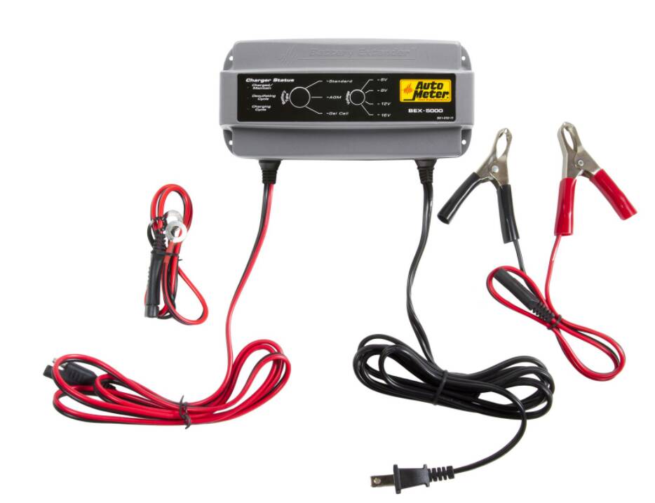 Auto Meter Battery Extender 6V, 8V, 12V, 16V / 5A • BEX-5000
