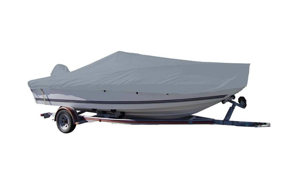 Carver Sun-Dura Styled-To-Fit Boat Cover F/19.5' V-Hull Center Console Fishing Boat - Grey • 70019S-11