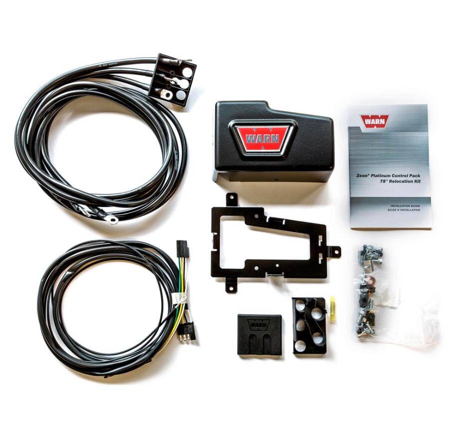 Warn Long Control Pack Relocation Kit • 92193