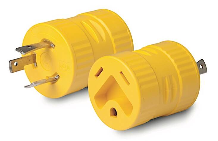 ParkPower Power Cord Adapter (30A Male x 30A Female) • 125A