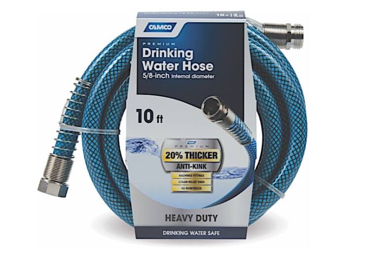 Camco Premium Drinking Water Hose 10 ft. 5/8" ID • 22823