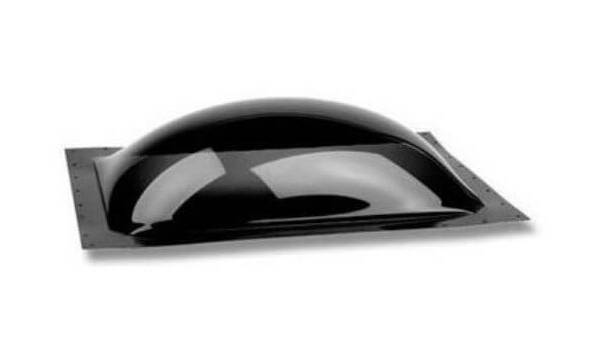 Specialty Recreation Rectangle RV Skylight 14" x 30" - Smoke Black • SL1430S