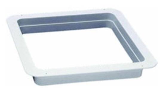Heng's Roof Vent Trim Ring - 3" Vertical Leg - White • JRP1120B