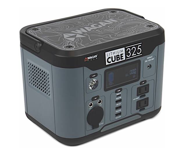 Wagan Lithium Cube 325 Portable Power Station • 8832