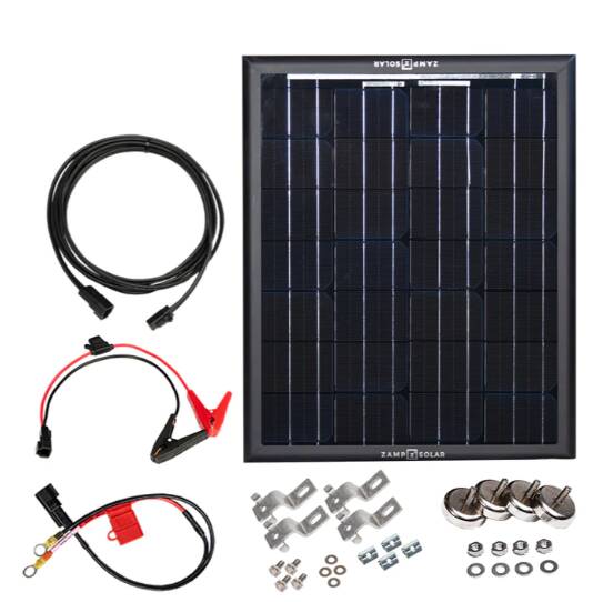 Zamp Solar Obsidian Series 25 Watt Trickle Charge, Magnetic Mounts • KIT1019