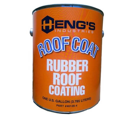 Heng's Fibered EPDM Rubber White Roof Coating - 1 Gallon • 46128-4