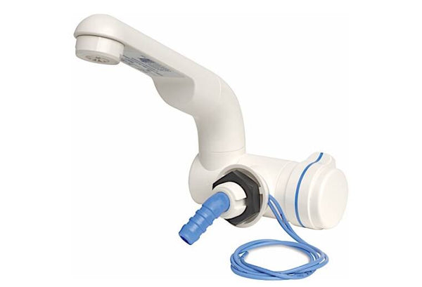Shurflo Electric RV Faucet with Switch, White • 94-009-10