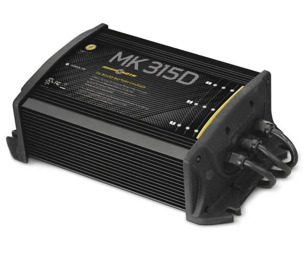 Minn Kota MK-315D 15A 3-Bank Digital On-Board Battery Charger • 1823155