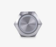 Sierra Push Button Switch, Blue Halo • AV10100B