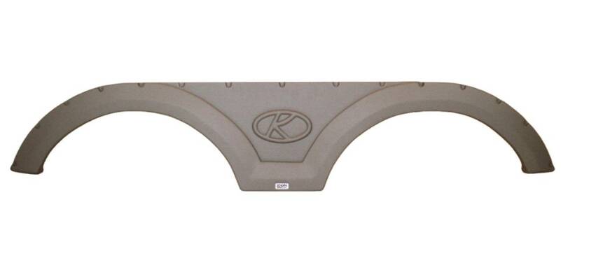 Icon FS2248 77-7/8"L x 13"H (9" Arch Heigh) Black Tandem Fender Skirt for Keystone Passport/Premier/Bullet Model • 12410
