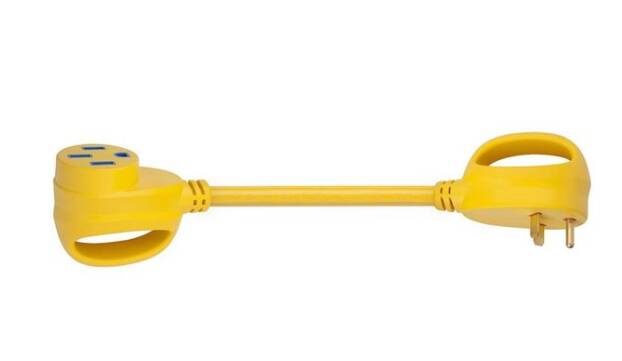 ParkPower Dogbone Power Adapter with Handle Grip (30A Male x 50A Female) • 3050ARV