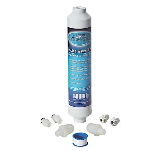 Shurflo Waterguard Premium GAC 1.5 GPM Water Filter • 94-009-50