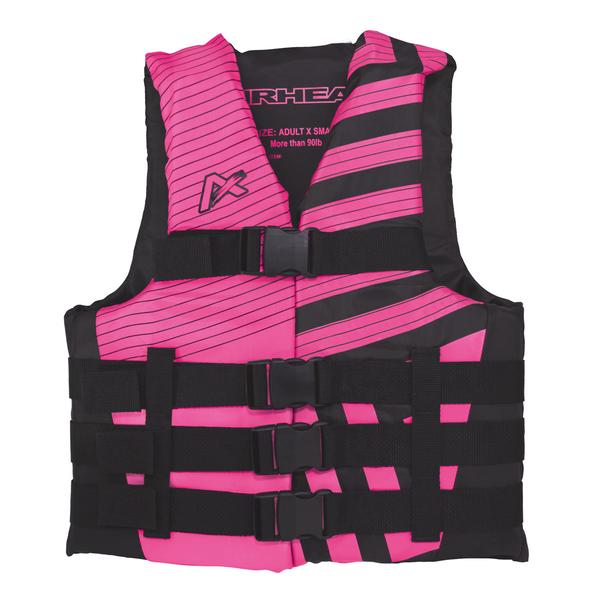 Airhead Trend Life Jacket Vest Black/Pink, Adult XS • 30081-07-A-BKHP