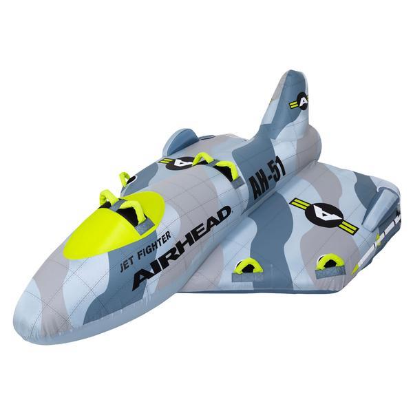 Airhead Jet Fighter 4-Person Inflatable Towable Boat Tube • AHFJ-14