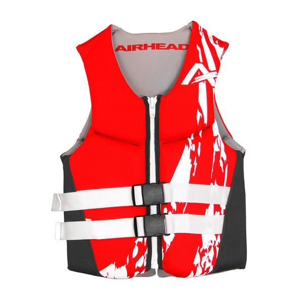 Airhead Swoosh Neolite Kwik-Dry Life Jacket Vest, Red, Adult XL • 10076-11-B-RD