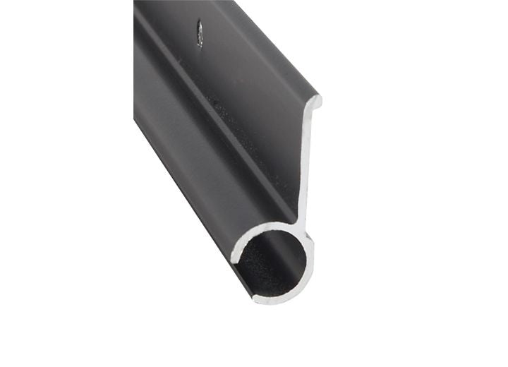 AP Products Awning Rail Standard, 1-3/16" x 1/2" x 16', Black • 021-50802-16