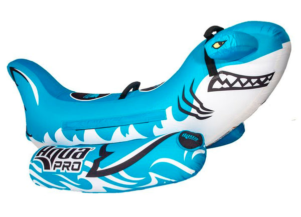 Aqua Leisure The Shark 1-2 Rider Sit-On Style Towable Tube • APT21226
