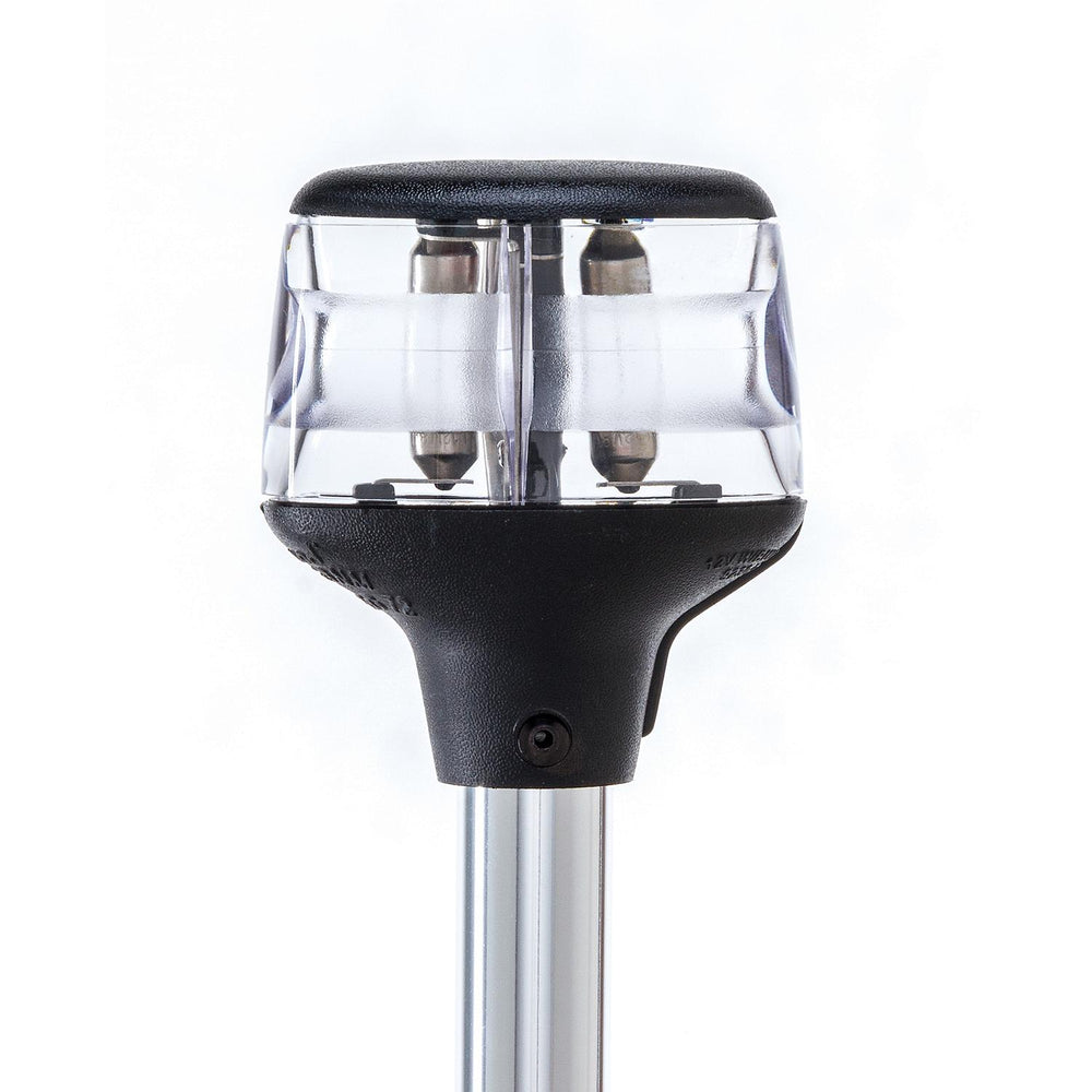 Attwood 20" Horizontal Mount Fold-Down Anchor/Masthead Light with Rail Adaptor • 7202-P-7