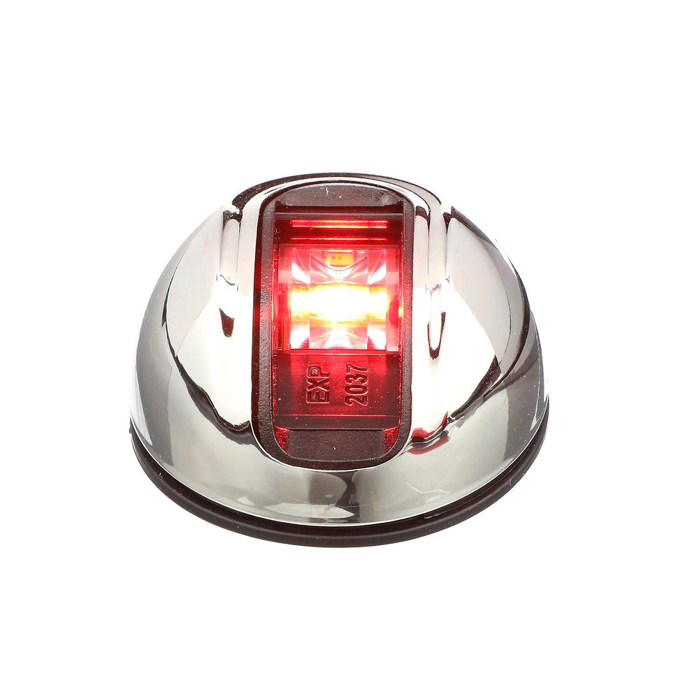 Attwood LightArmor Stainless Steel Vertical Deck Mount Port Side LED Light • NV3012SSR-7