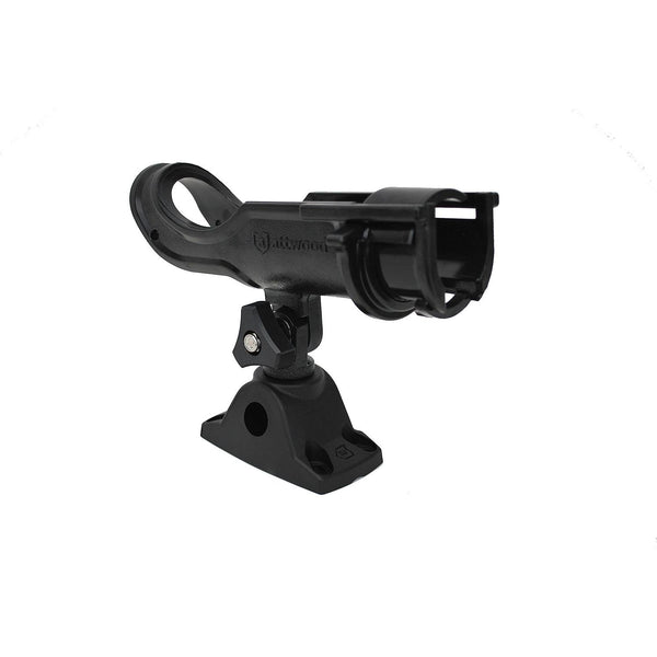 Attwood Heavy-Duty Black Adjustable Rod Holder with Combo Mount • 5009-4