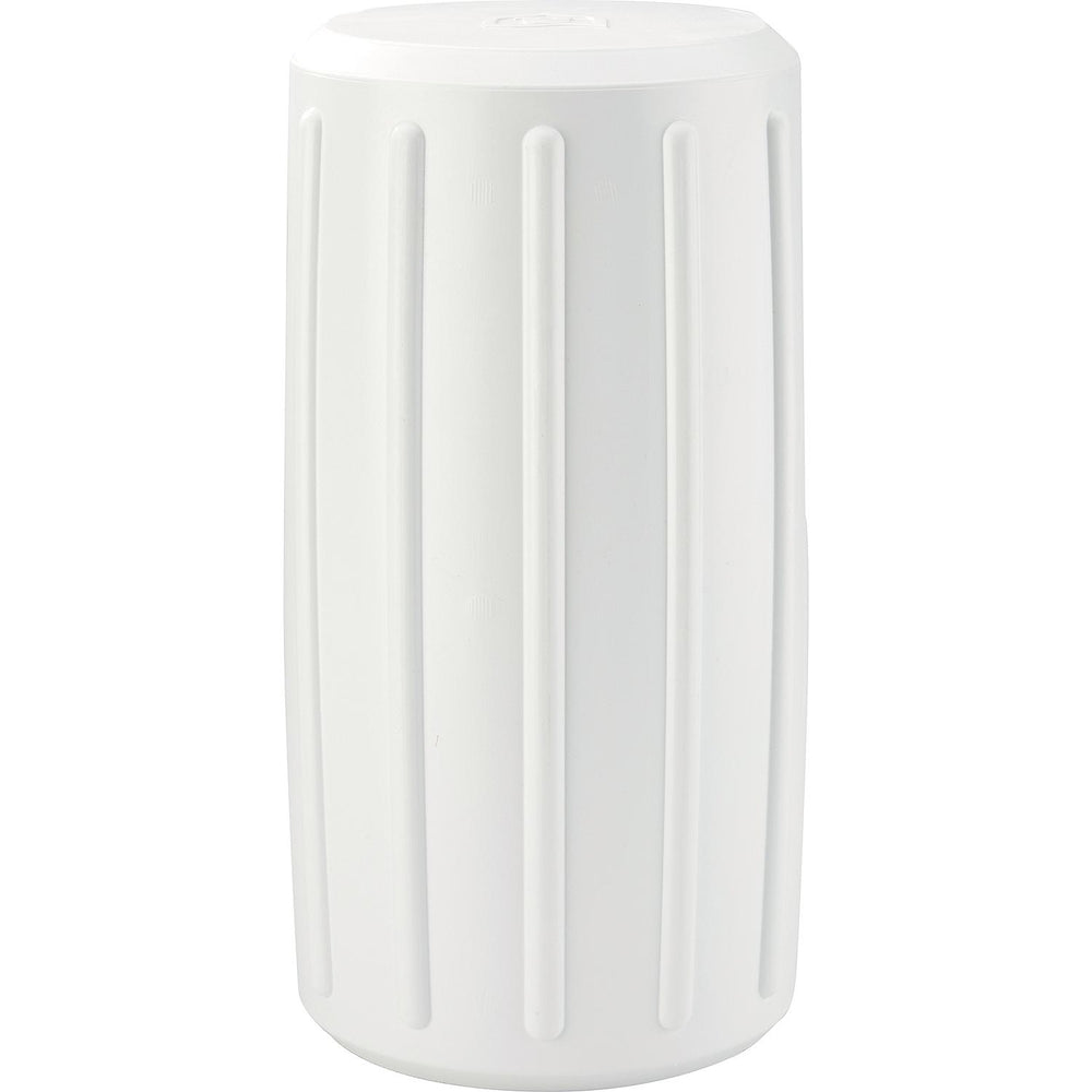 Attwood SoftSide 15" L x 7" D White PVC Round Corner Mount Dock Bumper • 93534-1
