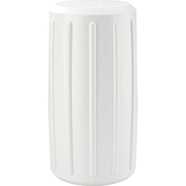 Attwood SoftSide 15" L x 7" D White PVC Round Corner Mount Dock Bumper • 93534-1