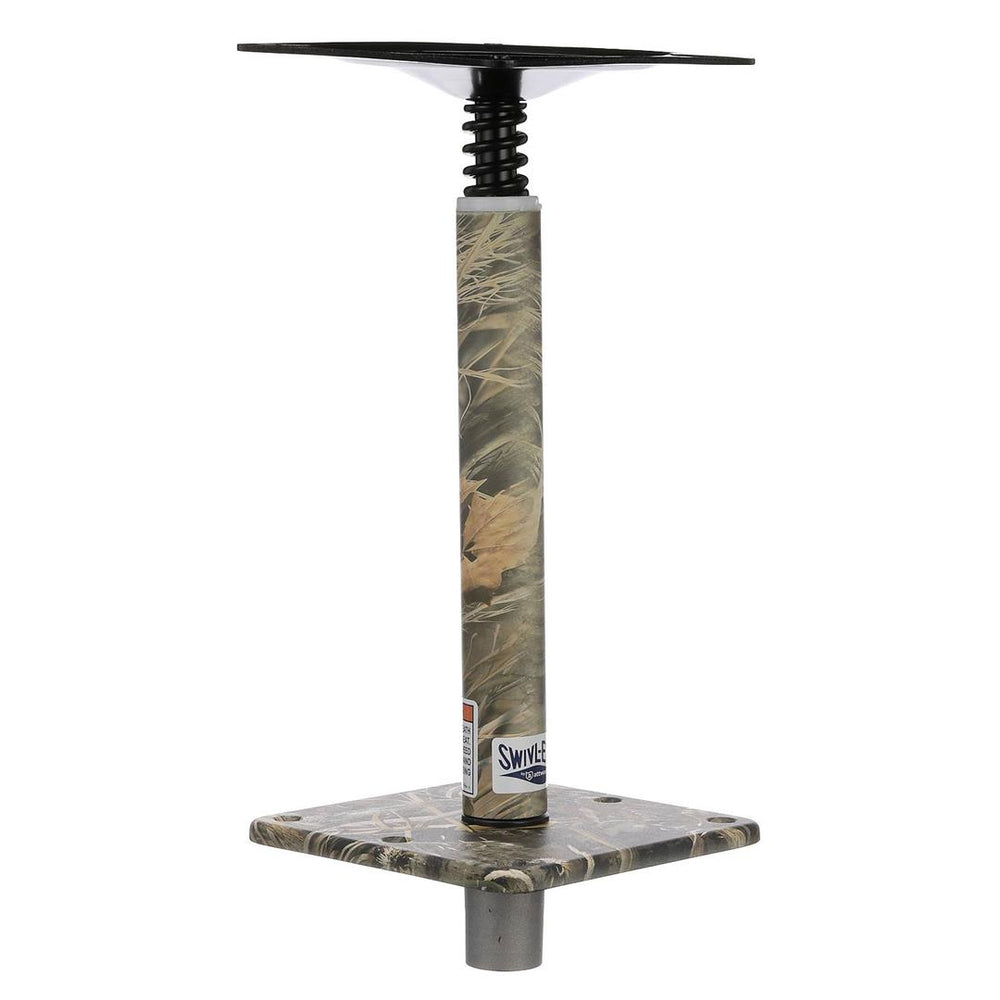 Attwood 11" H x 3/4" D Camouflage Fixed Post with Seat Mount & 7" x 7" Base & Max 4 Camo Seat Mount • 97749C-7