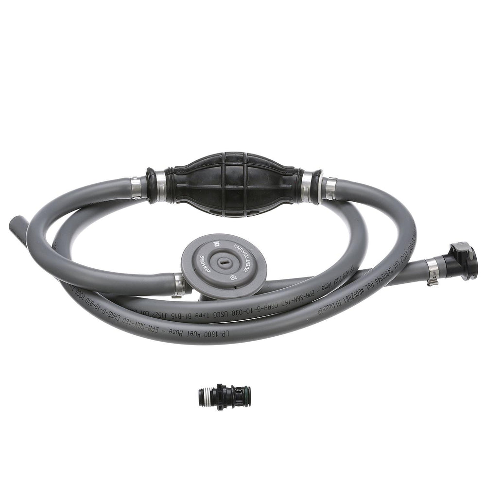 Attwood 3/8" x 6' Type B1 Fuel Hose with Bulb, Fuel Demand Valve and Tank & Engine Ends Connectors • 93806UUSD7