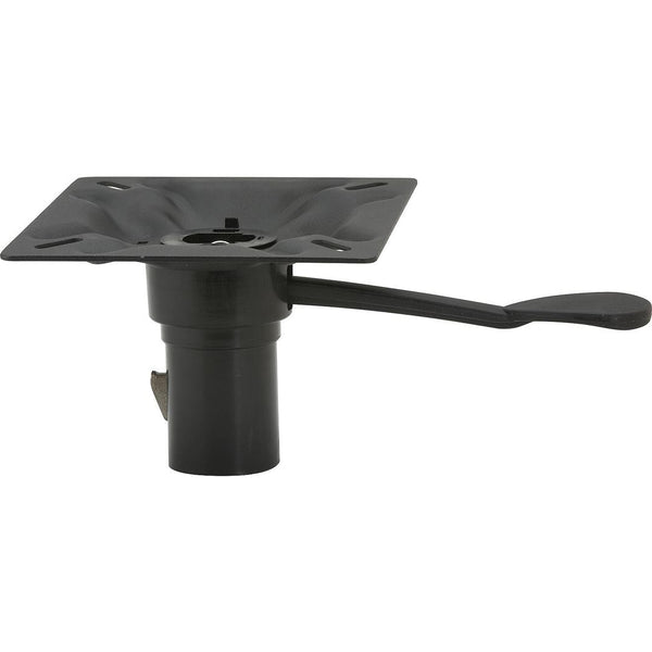 Attwood 238 Series 0° Plated Steel Left Handle Seat Mount for 2-3/8" Diameter Post • 238150-1