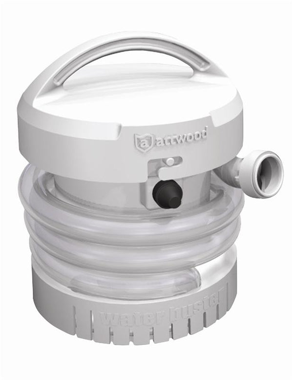 Attwood WaterBuster 198 GPH Electric Submersible Portable Impeller Utility Pump • 4140-4
