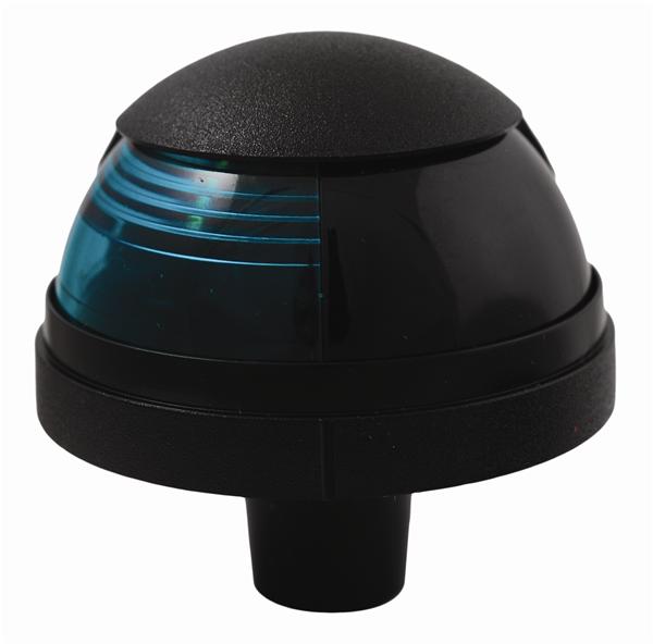 Attwood Pulsar 12 V Deck Mount Starboard Side Light, Green Lens • 5040G7