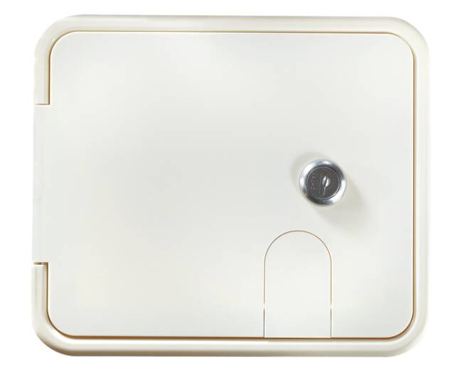 RV Designer Locking Electrical Cable Hatch • B150