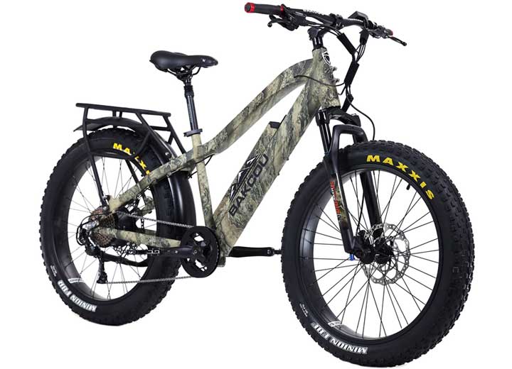 Bakcou Flatlander Fat Tire E-Bike, 25ah, Realtree Excape • B-F-RTEX-B25