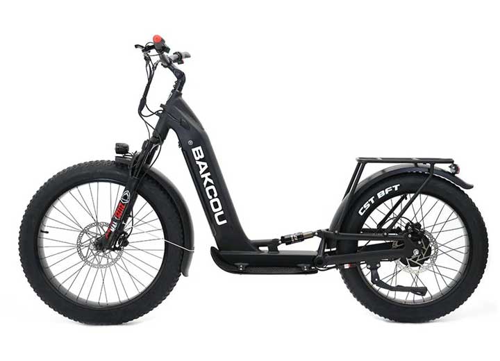 Bakcou Grizzly Electric Scooter, Matte Black • S-GZY-MB