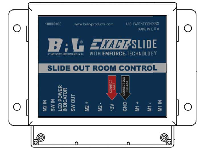 BAL Exact-Slide Controller G5.5 Slide Out Room Control, 12V • 10800160