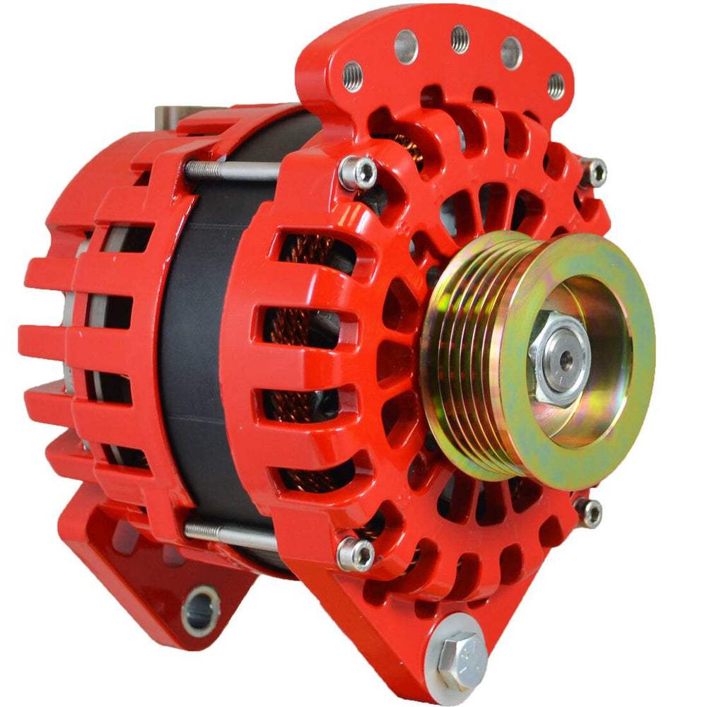 Balmar Alternator 3.15" Dual Foot Saddle K6 Serpentine Pulley - 170A - 12V • XT-DF-170-K6