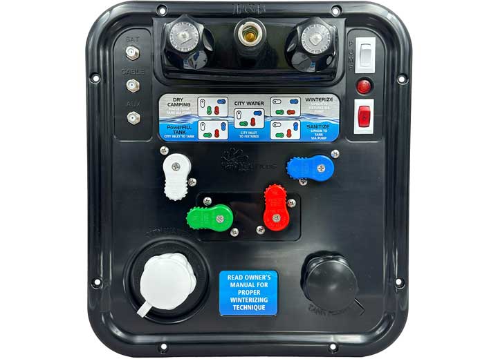 Thetford B&B Molders Nautilus P4 H2O System, Black • 94346