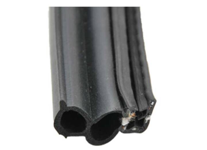 AP Products Rubber Door/Window Double Bulb Seal 28' Black • 018-181-BB