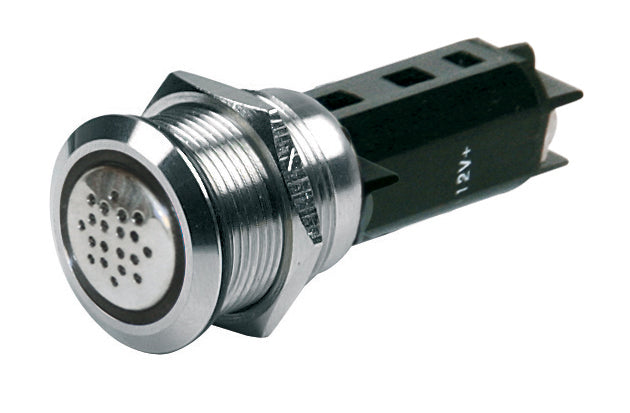 BEP Red 12V Off/On Buzzer with LED Ring • 80-511-0009-00